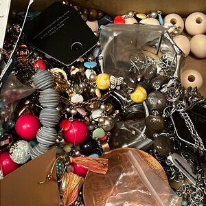 Bead and jewelry lot